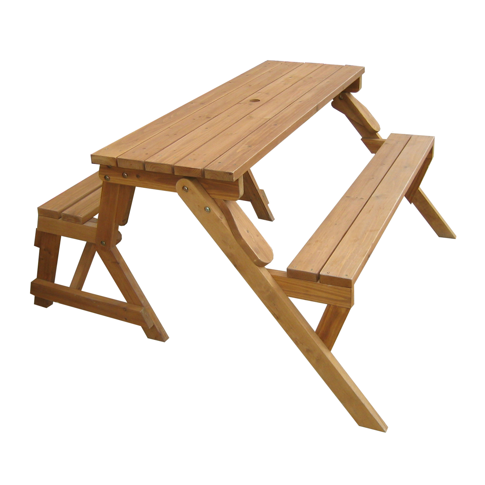Merry Products, Interchangeable Picnic Table/Garden Bench, Primary Color Natural, Height 29.92 in, Model# MPG-ACT04